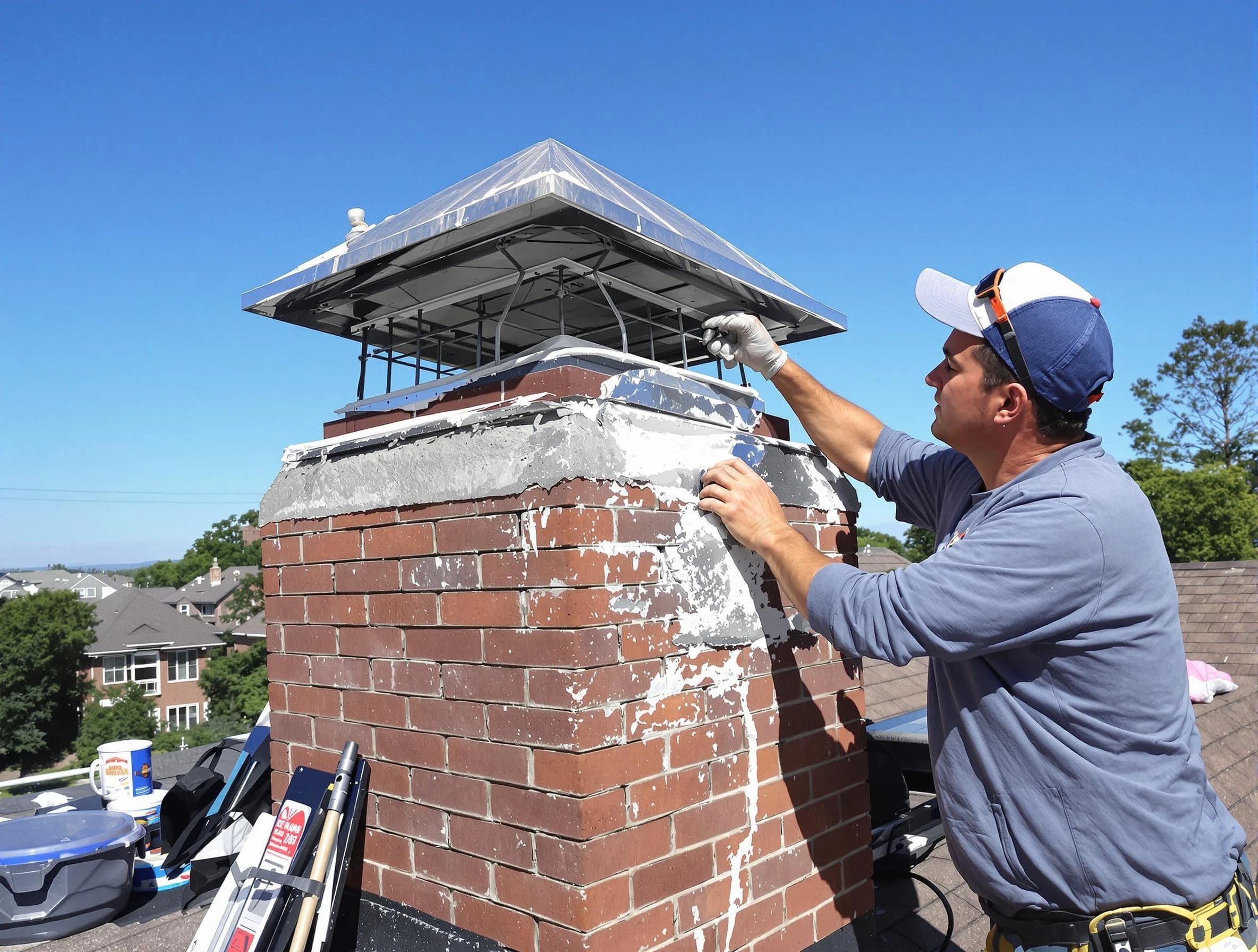 Chimney Crown Services service in Bernards, NJ
